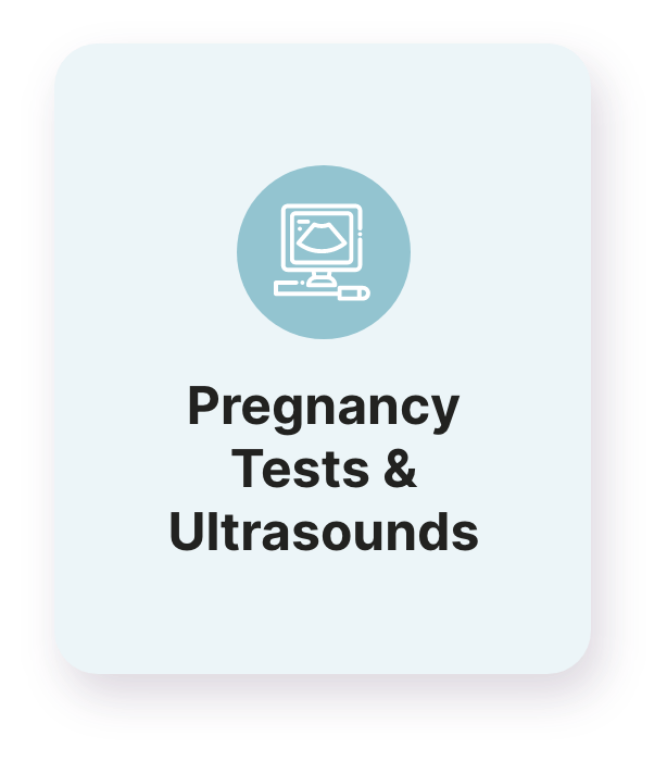 Pregancy Tests & Ultrasounds Card1